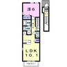 名鉄河和線/半田口駅 徒歩11分 2階 築22年 1LDKの間取り