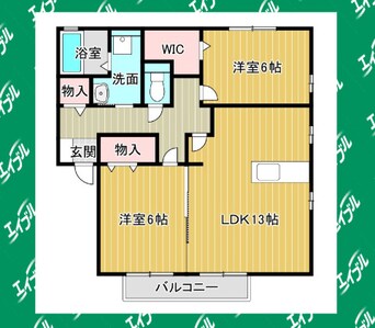 間取図 エントピア　B棟