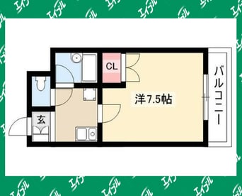 間取図 名古屋市営地下鉄東山線/星ヶ丘駅 徒歩10分 4階 築31年