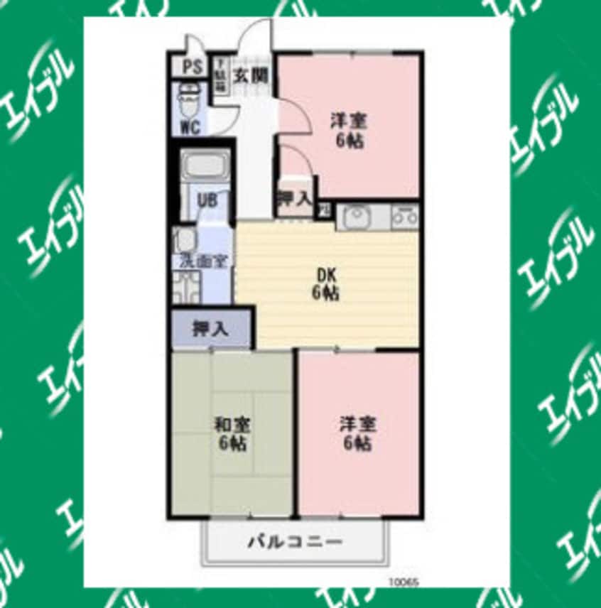 間取図 東海道本線/大府駅 徒歩18分 2階 築32年