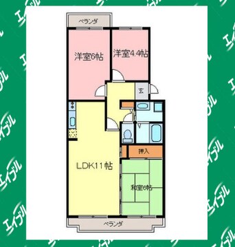 間取図 エステイタスTO-1