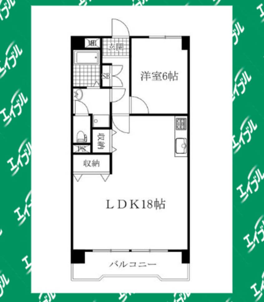 間取図 パークサイド大和園