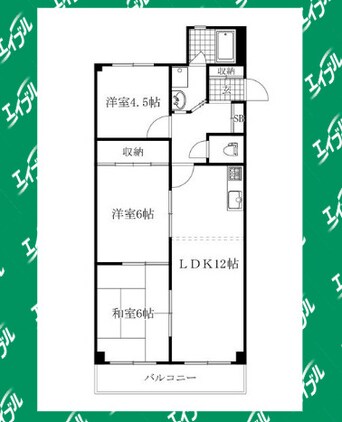 間取図 宝本宮ハイツ