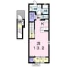 名鉄名古屋本線/本星崎駅 徒歩20分 2階 築4年 1Kの間取り