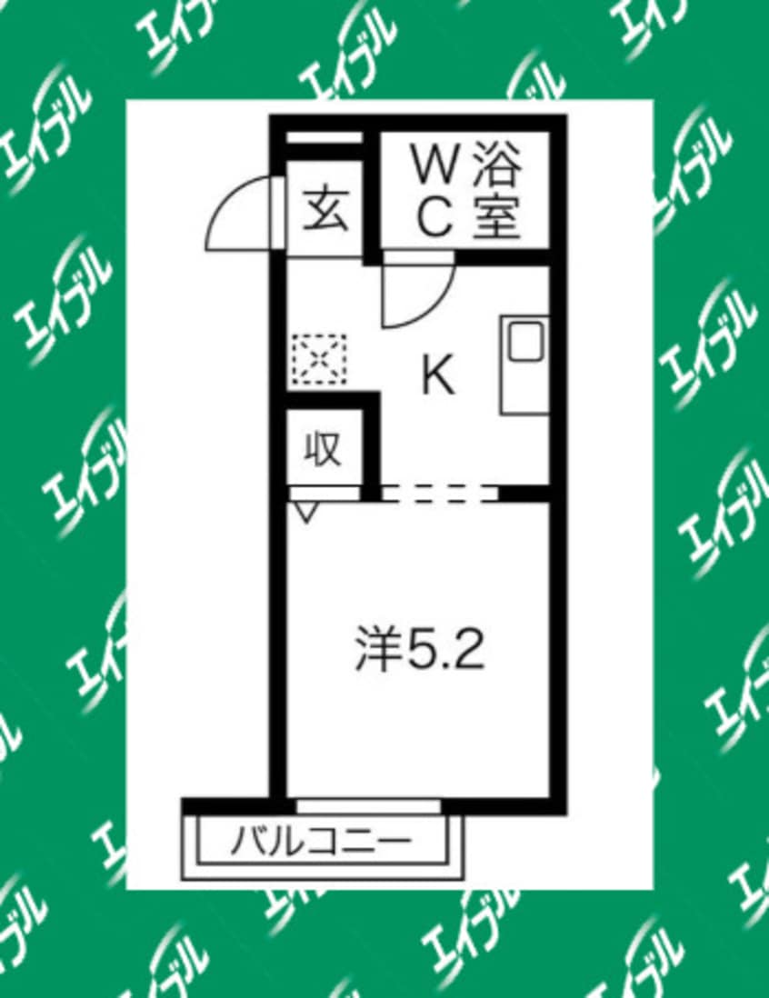 間取図 メゾン尾頭橋