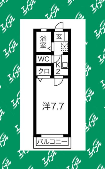 間取図 ヤングパレスB棟