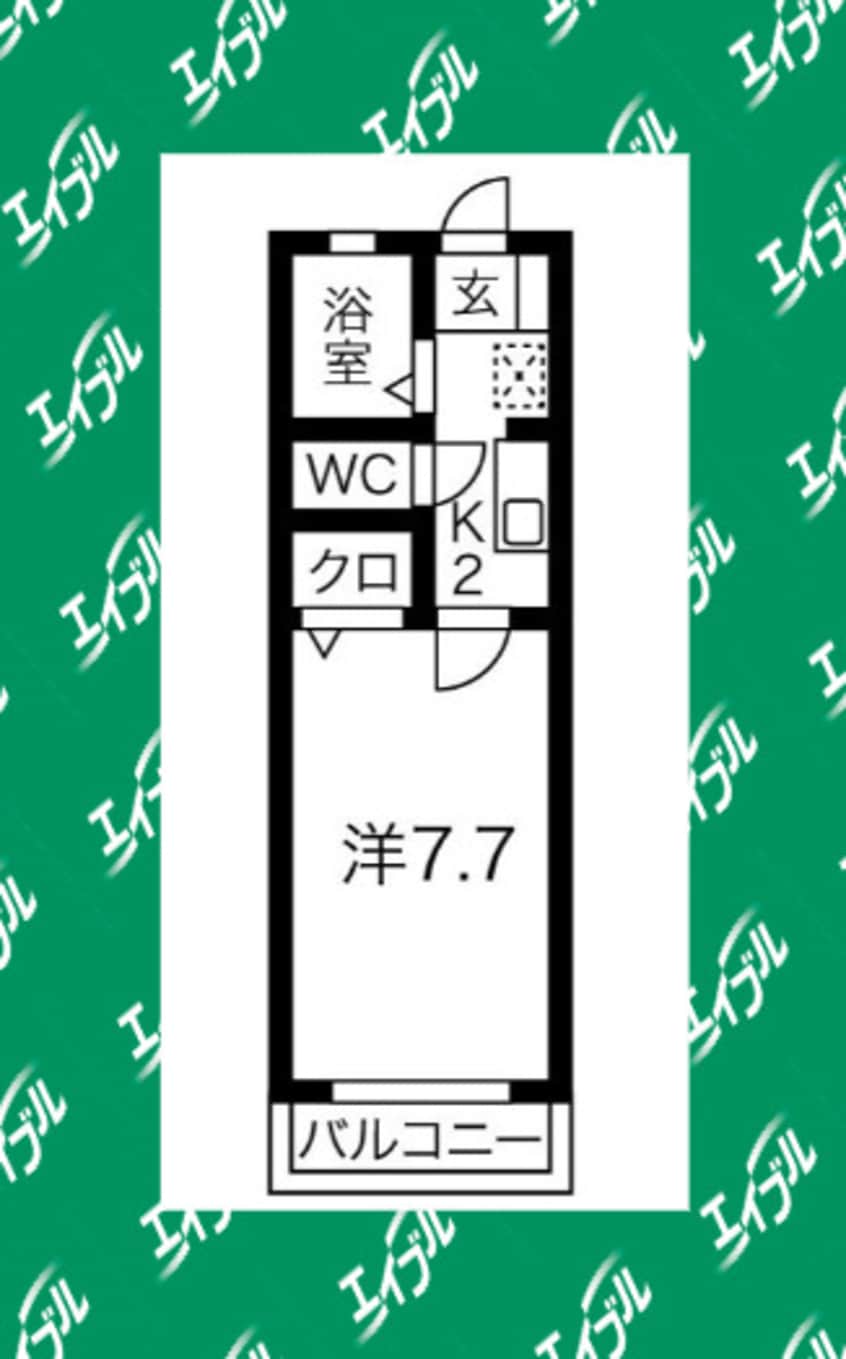 間取図 ヤングパレスB棟
