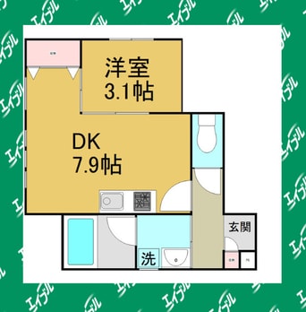 間取図 et toi 中村公園