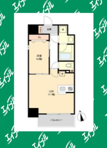 間取図 レジデンシア花の木