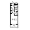 コスモなかね 1Kの間取り