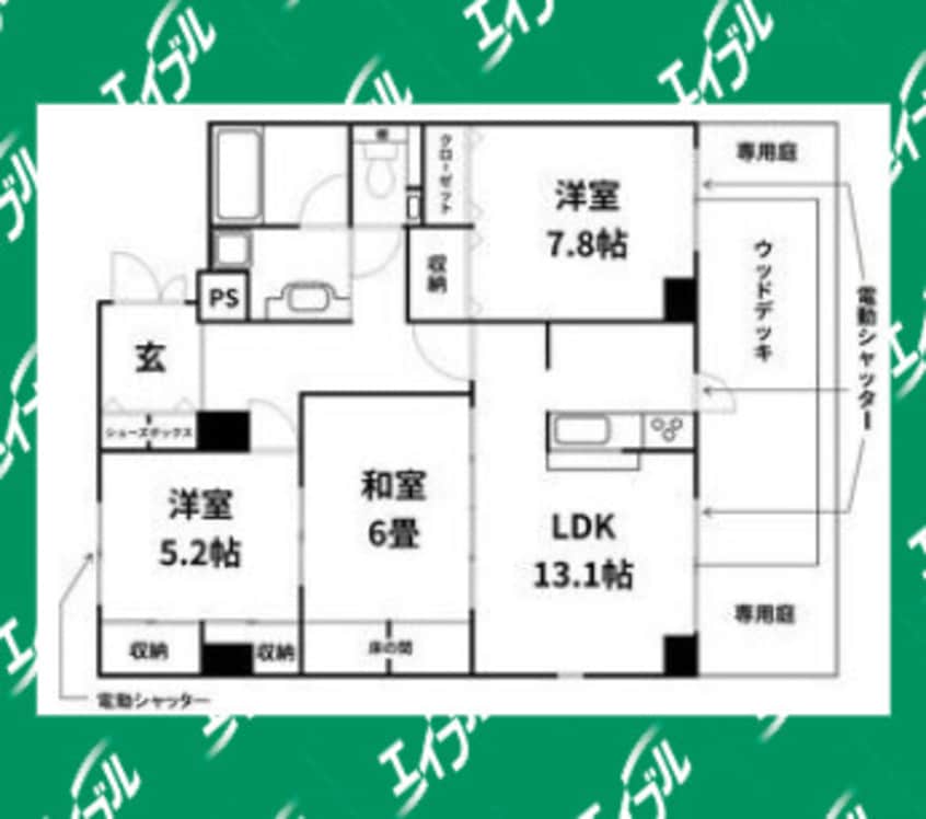 間取図 Nani Lei