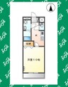 ハイツビリーブ 1Kの間取り
