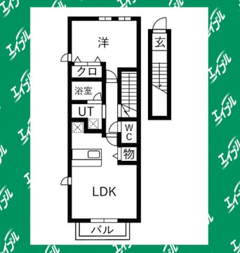 間取図 フラット・フォー