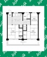 ビレッジハウス富木島3号棟 3DKの間取り