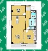 ルミナス87 2LDKの間取り