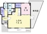 サンレジデンス 1LDKの間取り