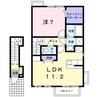 ニュ－フラワ－Ｙ・Ｋ 1LDKの間取り