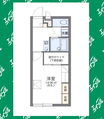間取図 レオパレス緑が丘