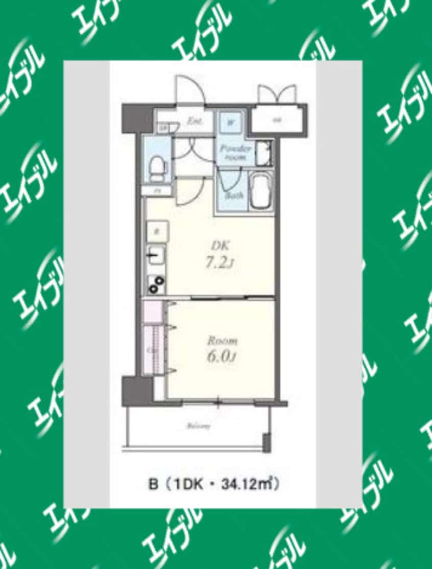 間取図 名古屋市営地下鉄桜通線/車道駅 徒歩6分 5階 築10年