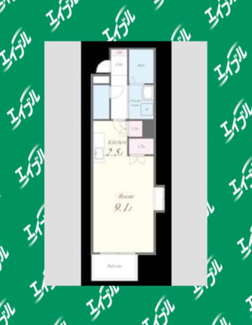 間取図 東海道本線/尾頭橋駅 徒歩5分 5階 築22年