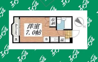 間取図 名古屋市営地下鉄鶴舞線/川名駅 徒歩9分 4階 築35年