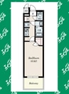 S-RESIDENCE本郷Ⅱ 1Kの間取り