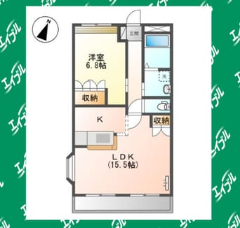 間取図 ウイング清水山