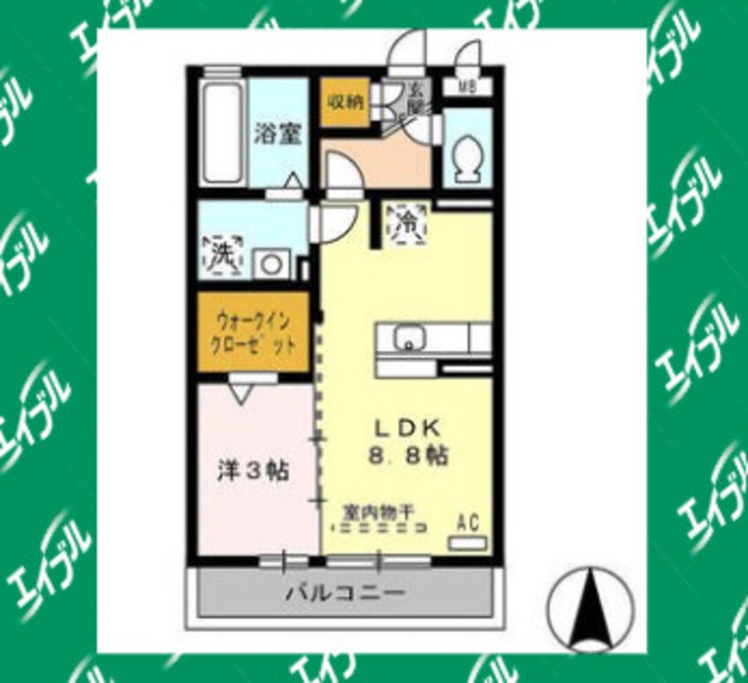 間取図 エクセレント　アイランド