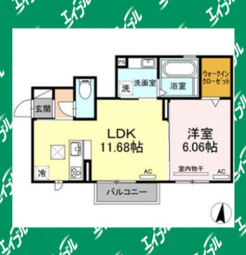 間取図 Glan　M.T