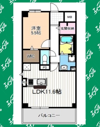 間取図 ボワドブローニュⅢ