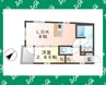 ジュエル刈谷広小路 1LDKの間取り