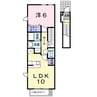 サンリット 1LDKの間取り