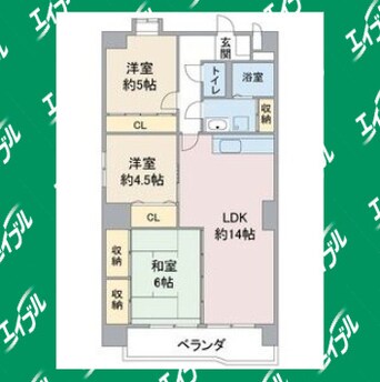 間取図 レジデンス栄光