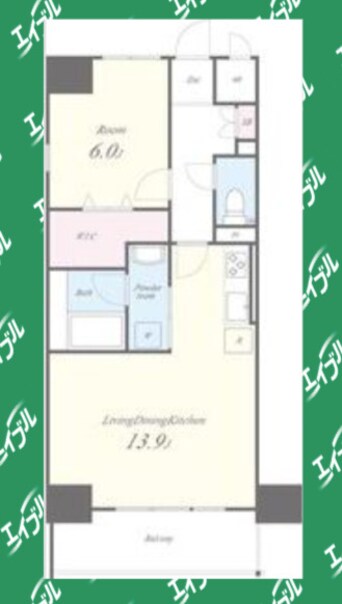 間取図 スプリームヒルズ鶴舞