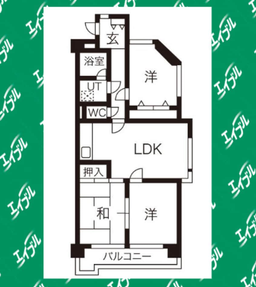 間取図 グランドハイリス上社