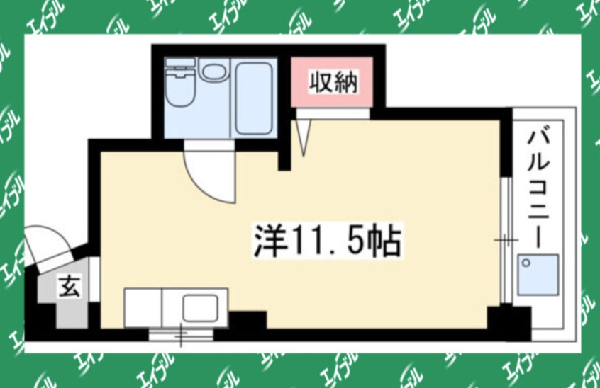 間取図 千早ハイリス