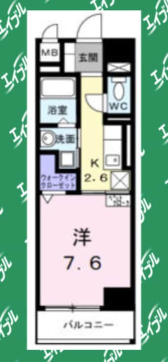 間取図 ホワイトメゾン新栄
