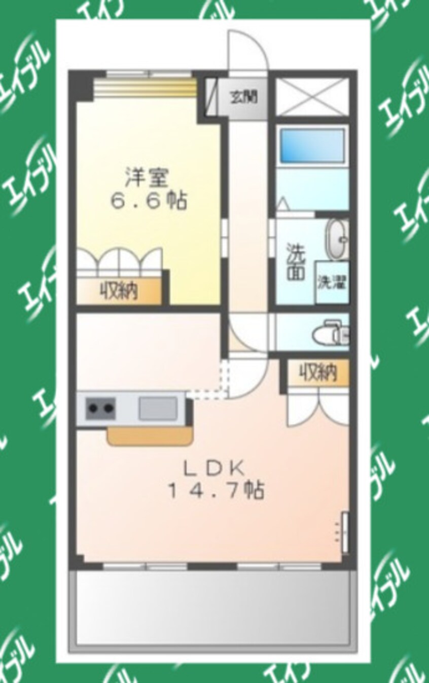間取図 ブルーローズ
