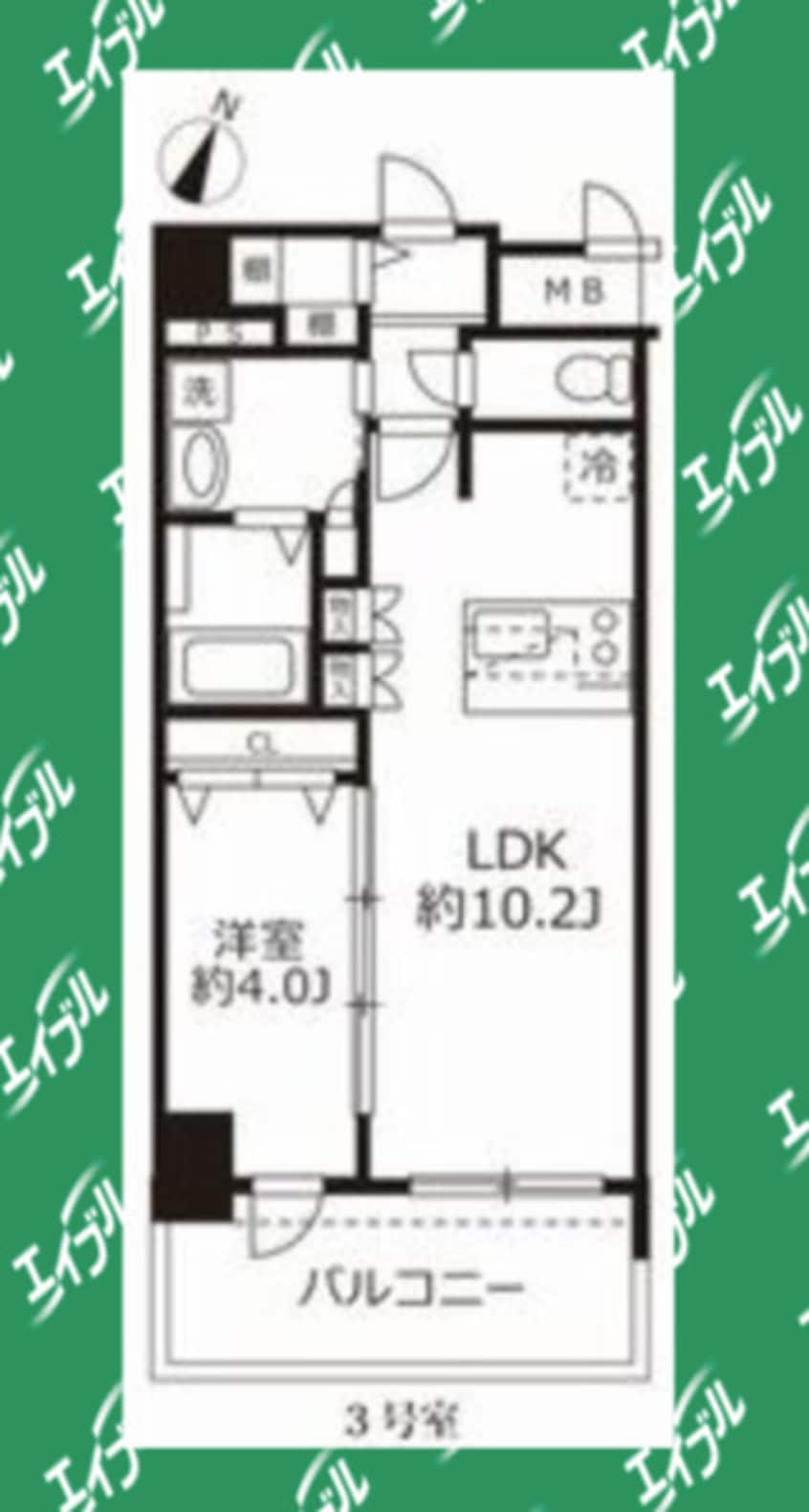 間取図 アドバンス名古屋モクシー