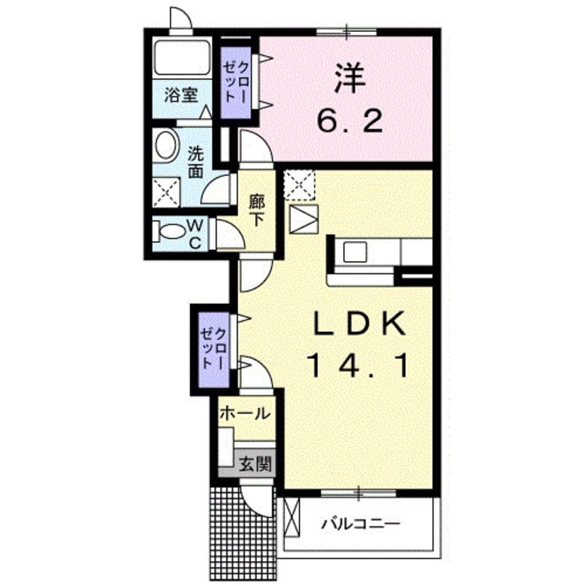 間取図 サンレミ