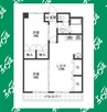 マンション重徳 2LDKの間取り