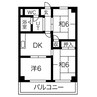 名鉄河和線/八幡新田駅 徒歩9分 1階 築37年 3DKの間取り