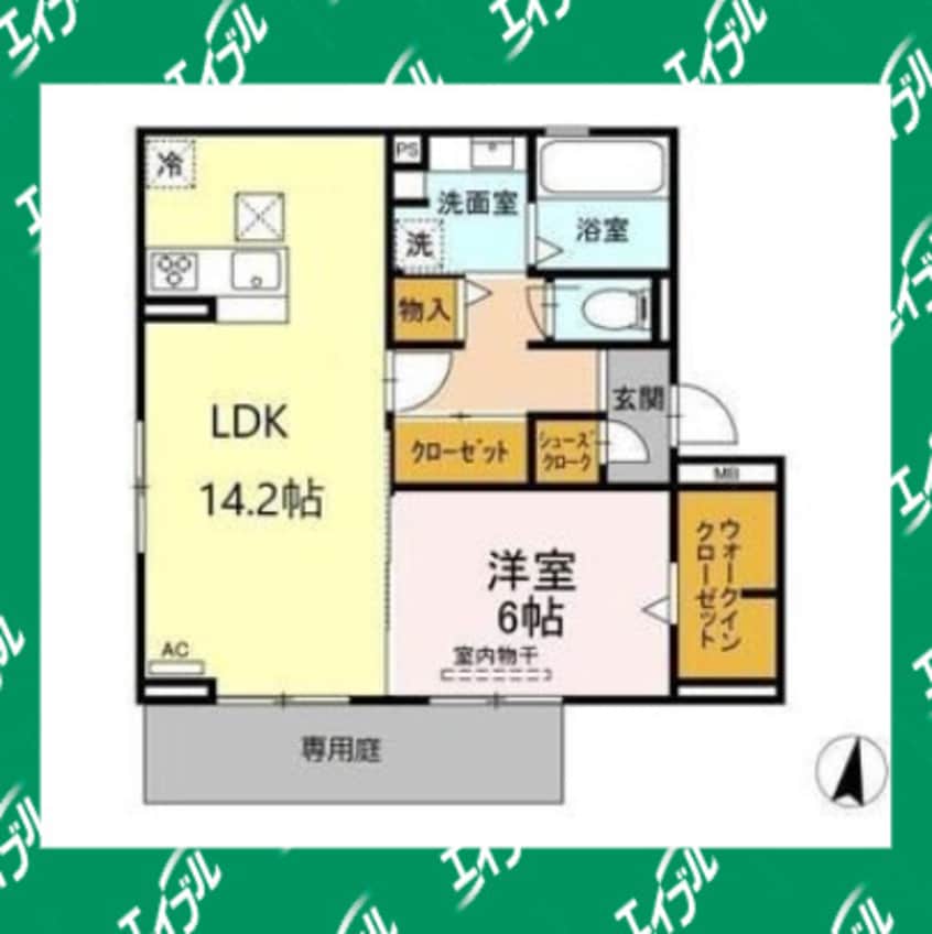 間取図 ベルフォレ豊田