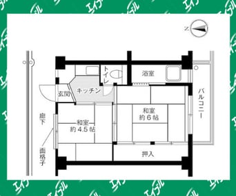 間取図 ビレッジハウス八代山1号棟