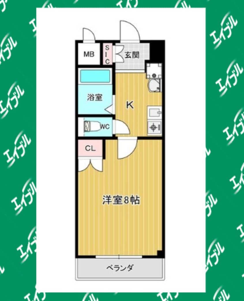 間取図 Crown　Hills