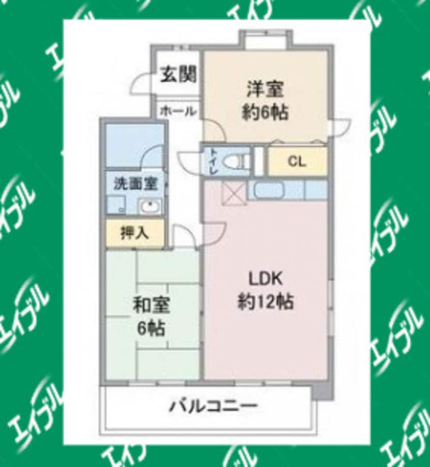 間取図 ハピネス原