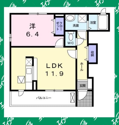 間取り図 ラフィナート　Ａ