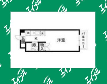 間取り図 名古屋市営地下鉄東山線/名古屋駅 徒歩6分 5階 築34年