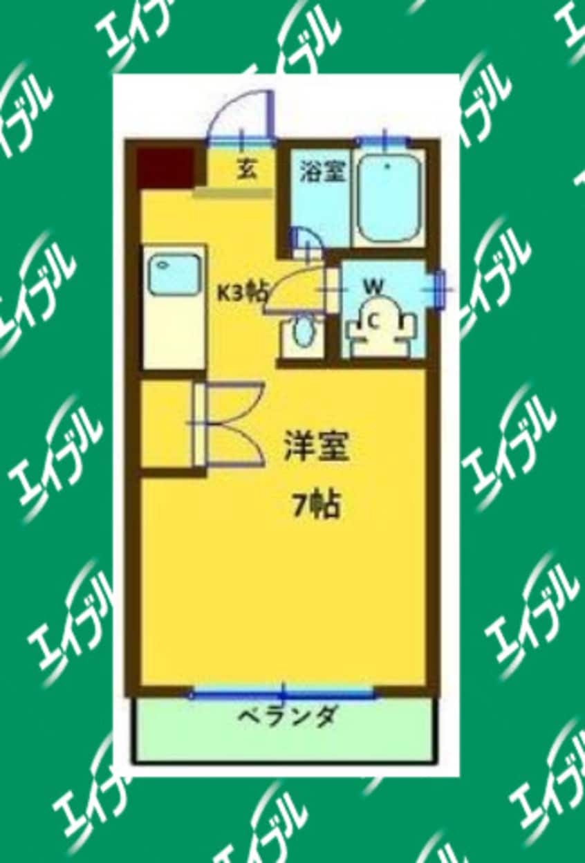 間取図 名古屋市営地下鉄鶴舞線/浄心駅 徒歩11分 1階 築34年