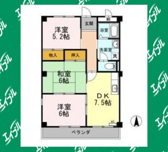 間取図 ヴィクトワール尾崎山